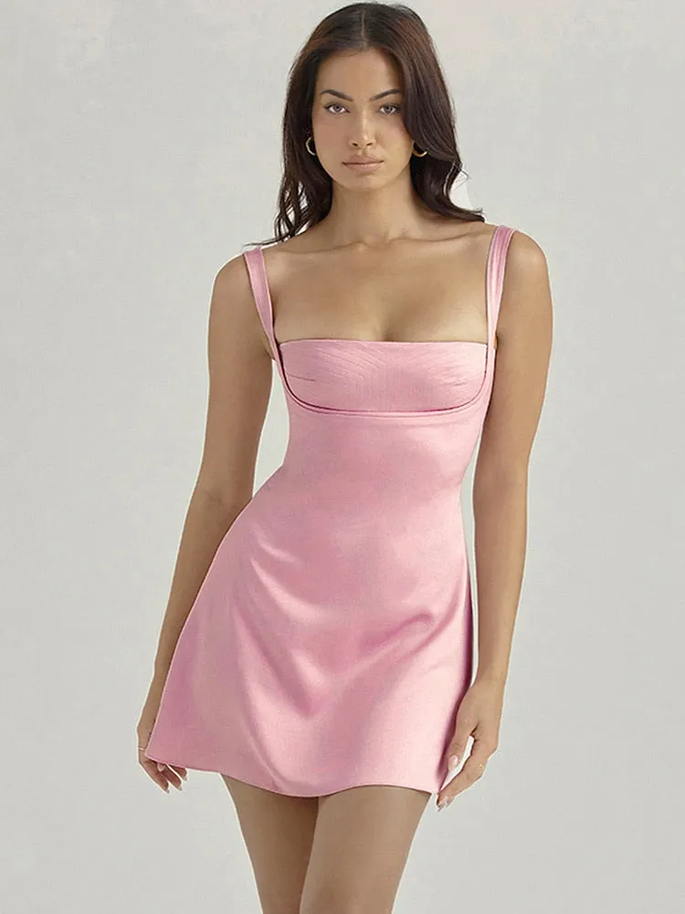 A&A My Day A-Line Pink Mini Dress