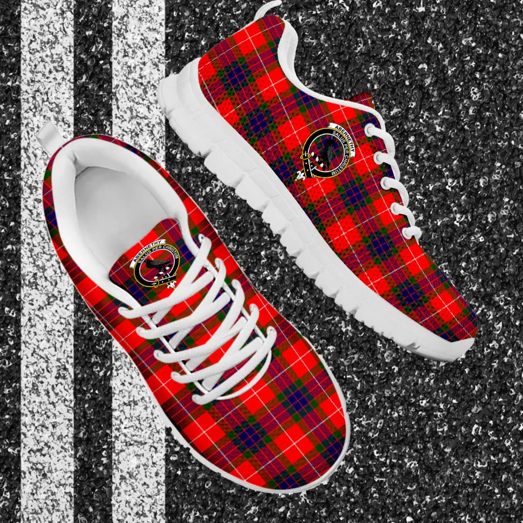 Abernethy Tartan Sneakers with Family Crest