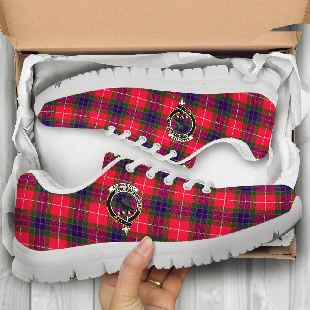 Abernethy Tartan Sneakers with Family Crest