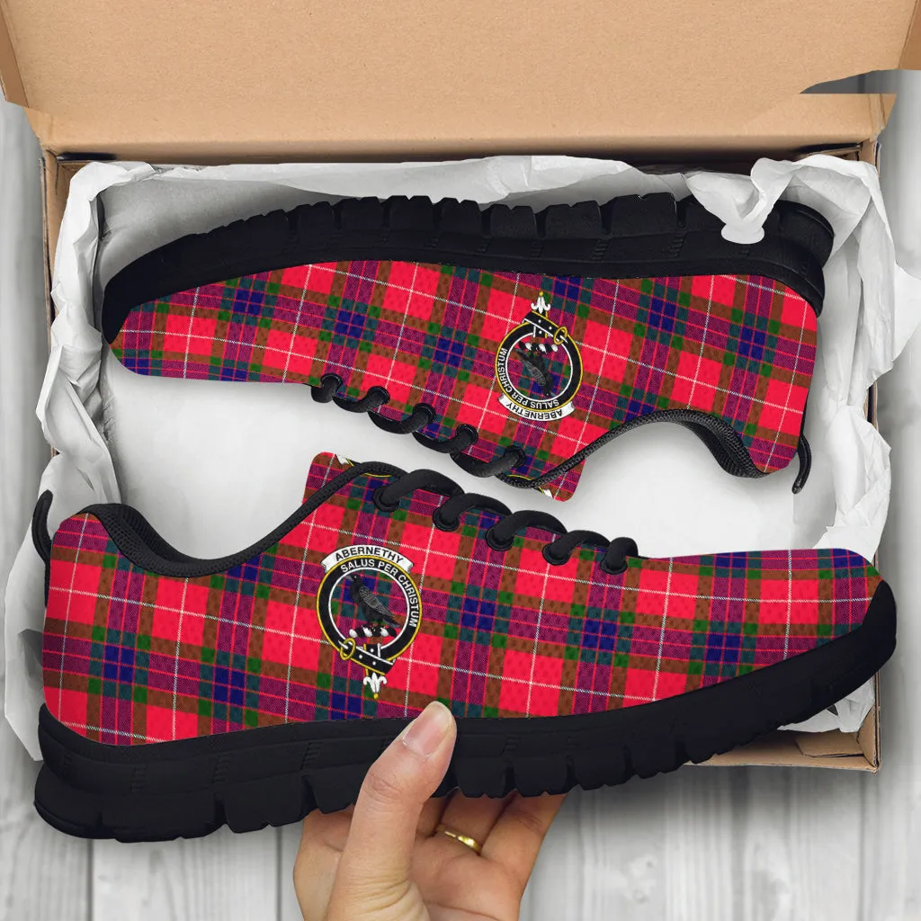 Abernethy Tartan Sneakers with Family Crest