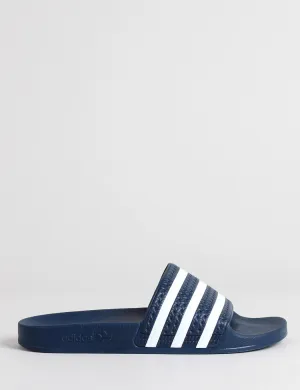 adidas Adilette Slides - Navy/White