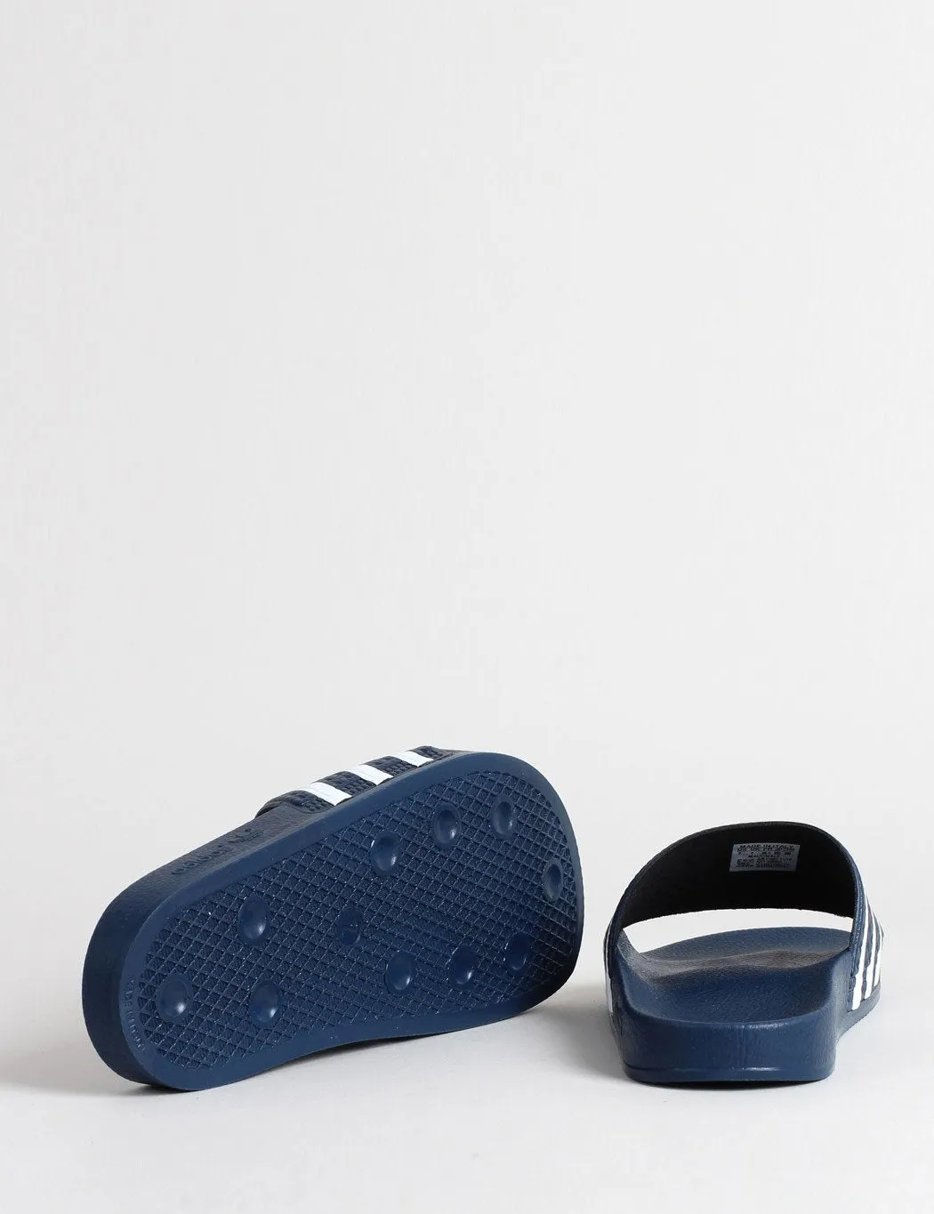 adidas Adilette Slides - Navy/White