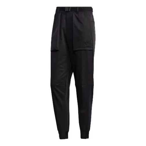 adidas originals Tech Pant Printed Casual Sweaterpants Men's Black