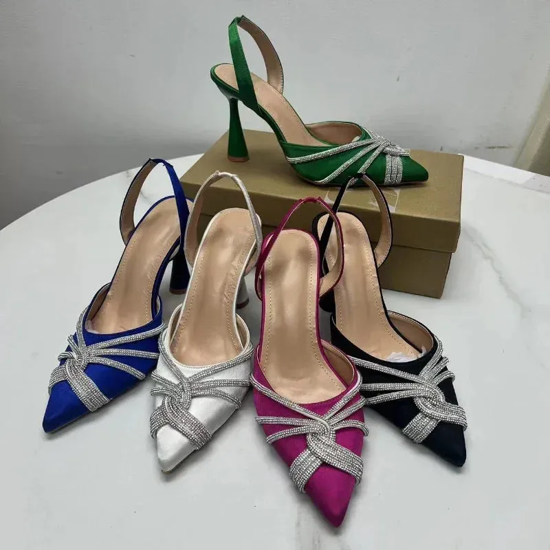 AMOZAE-- Fashionable High Heeled Sandals for Summer Parties