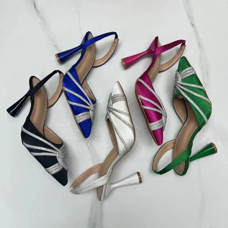 AMOZAE-- Fashionable High Heeled Sandals for Summer Parties