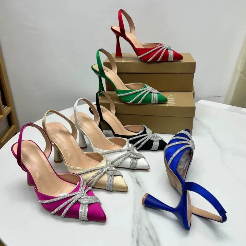 AMOZAE-- Fashionable High Heeled Sandals for Summer Parties