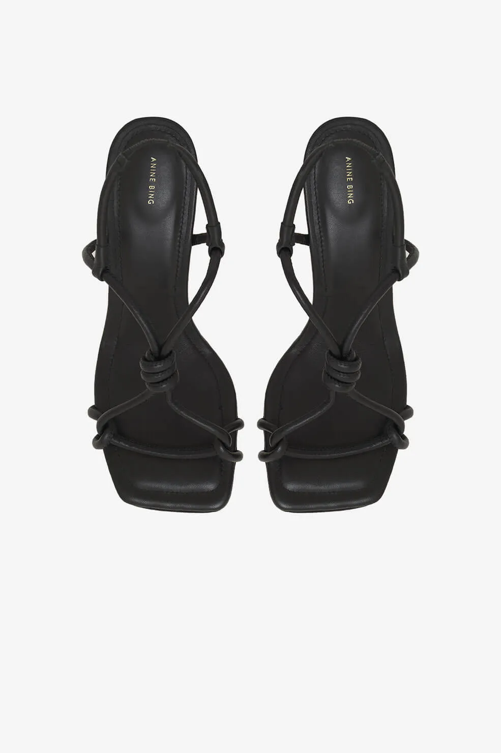 Anine Bing - Valentina Sandals in Black