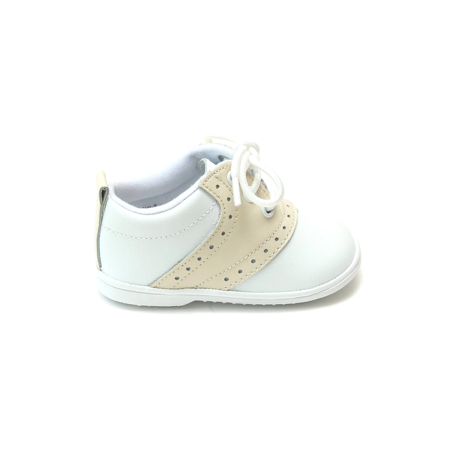 Austin Beige Leather Saddle Oxford Shoe - Babies & Toddlers