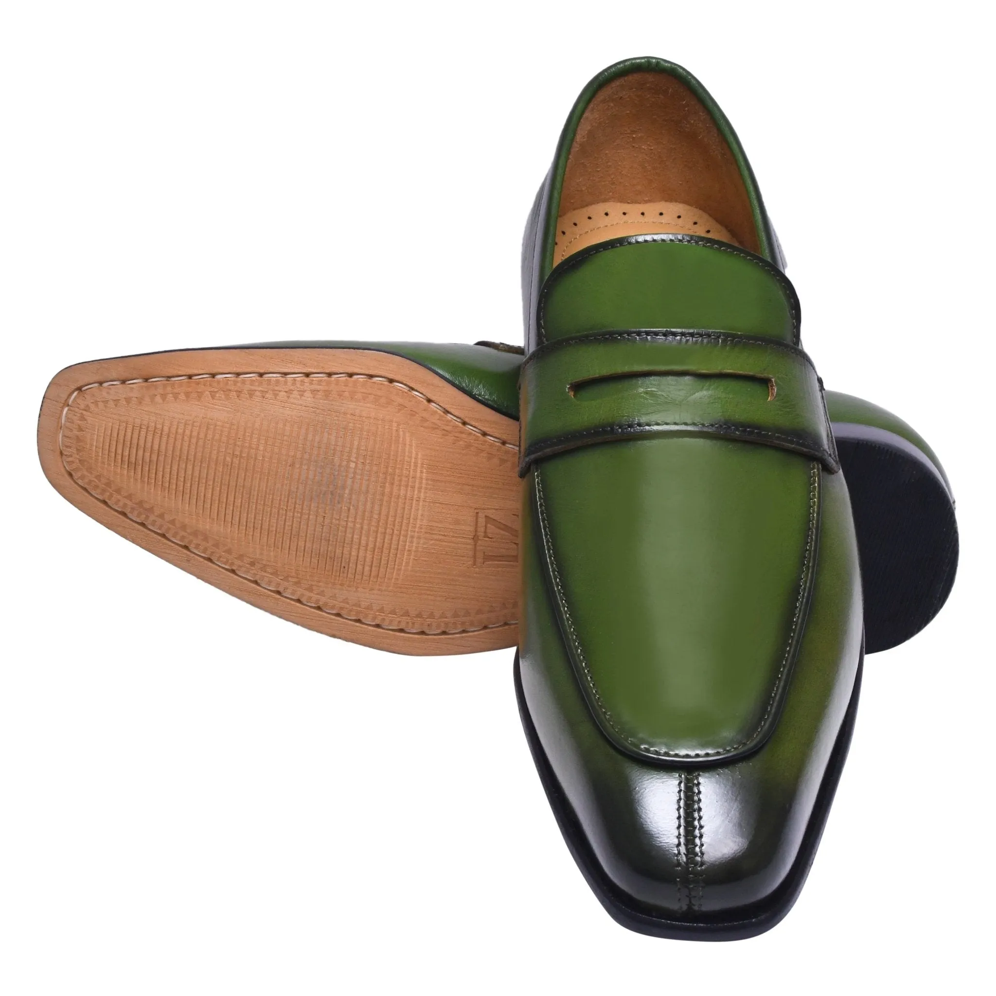 Charles Handmade Leather Slip-On Men Loafer Shoes