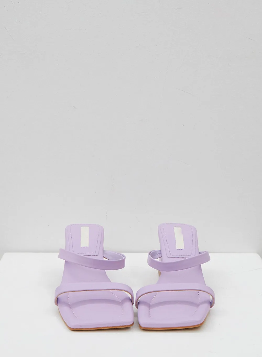 Double Strapped Pastel Heeled Sandals OJ10