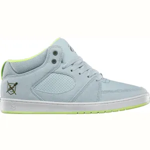 E's Accel Slim Mid X Carlsbad  Blue Grey White Skate Shoes