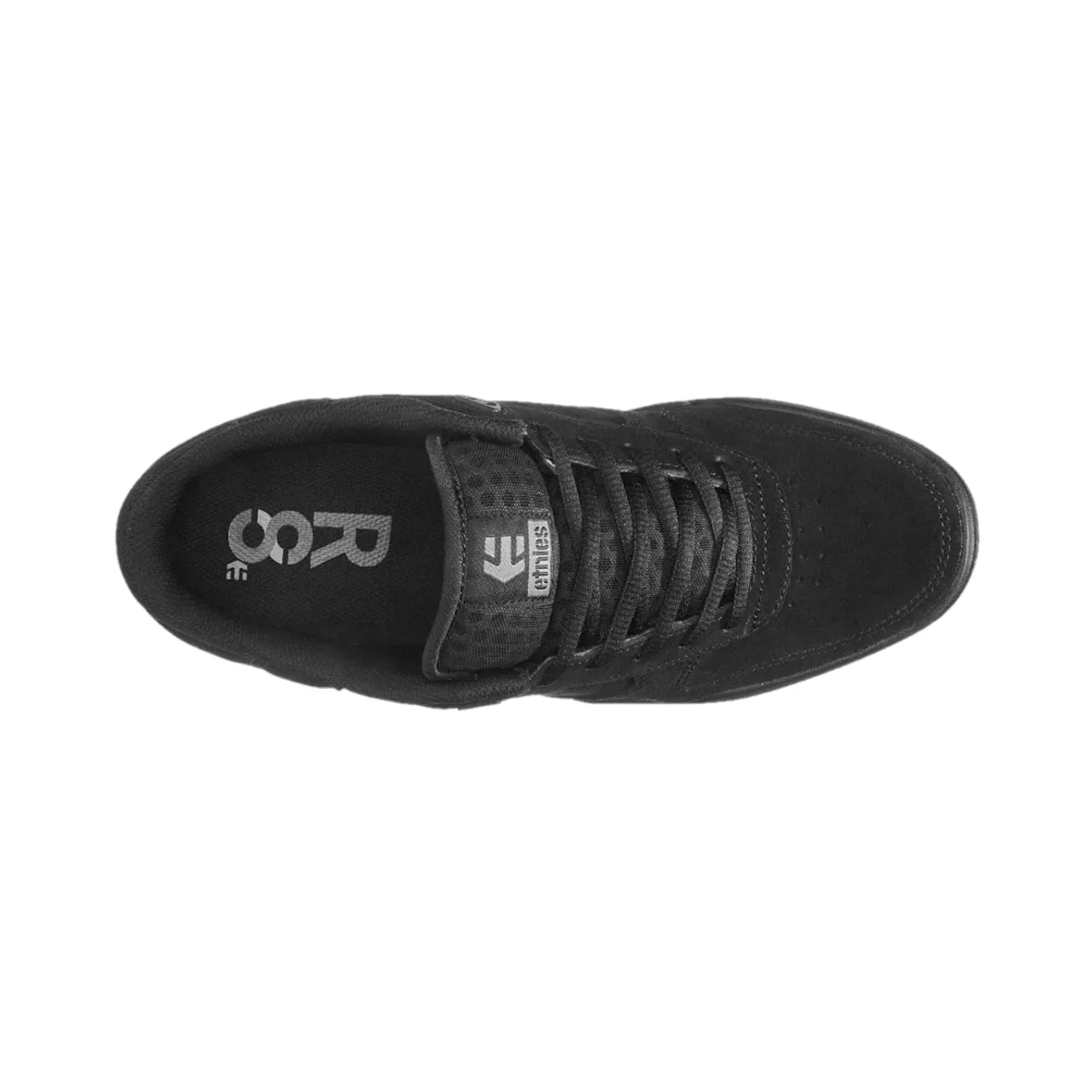 ETNIES 4102000147 003 ESTRELLA MN'S (Medium) Black/Black Suede & Synthetic & Textile Skate Shoes