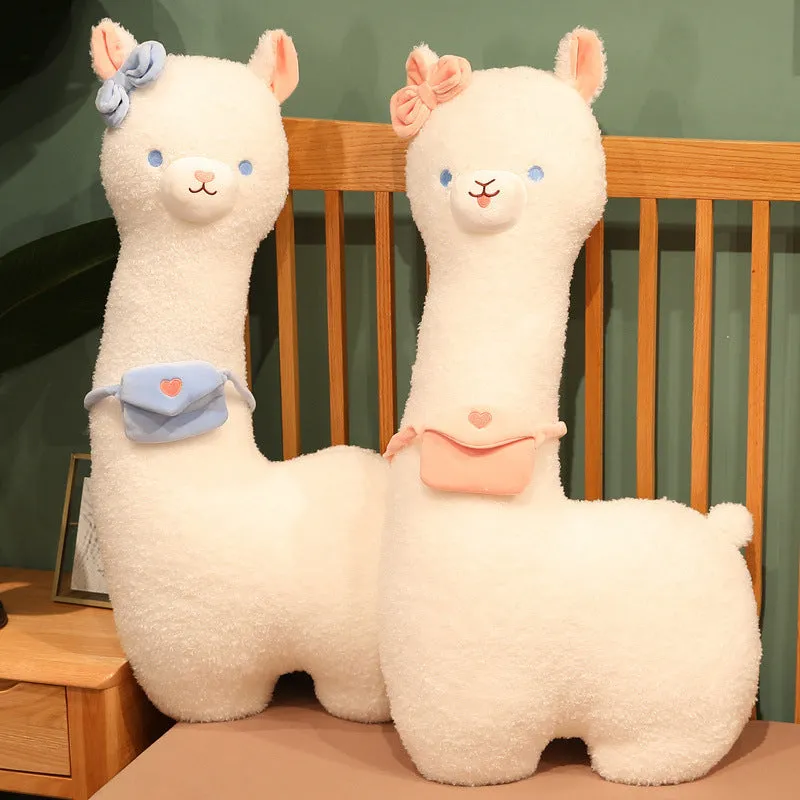 FluffyPaca: Kawaii Alpaca Plushie | Stuffed Animal Alpaca | Body Pillow Plush