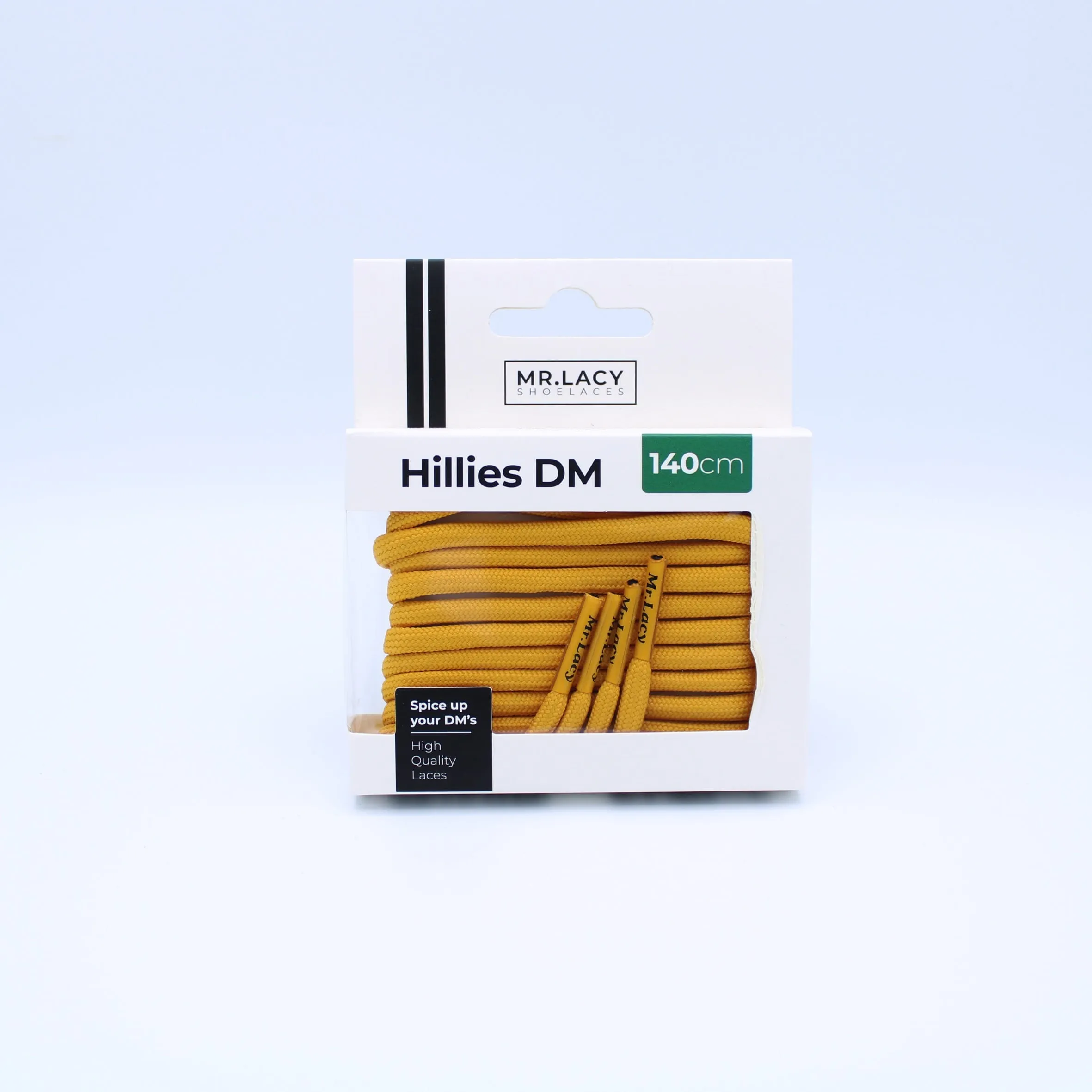 Hillies DM Round Boot Laces · Deep Yellow