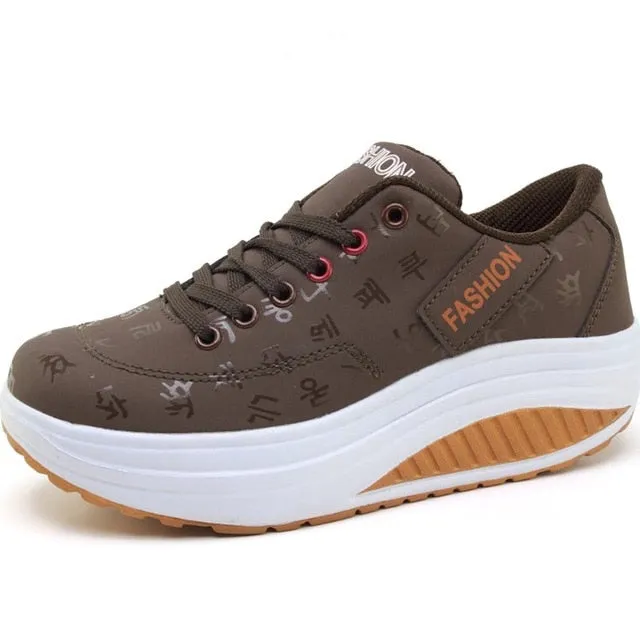 Hundunsnake Platform Woman Sport Shoes