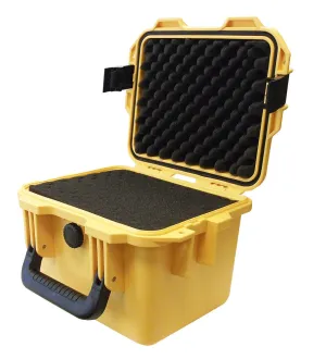 IBEX Protective Case 1360 with foam, 11.8 x 9.8 x 8.4", Yellow (IC-1360YL)