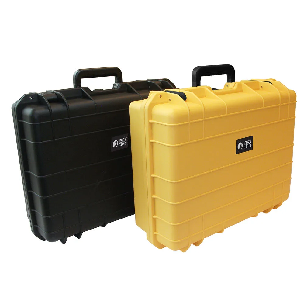 IBEX Protective Case 1600 with foam, 20.3 x 16.3 x 6.5", Yellow (IC-1600YL)