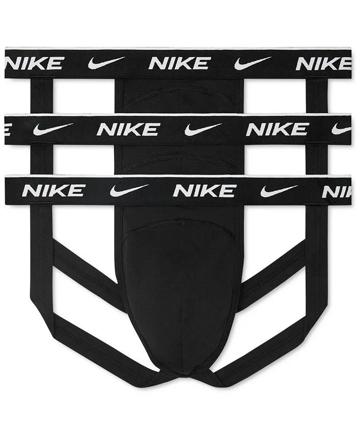 Men's 3-piece Dri-FIT Essential Nike Stretch Cotton Sports Band, Black