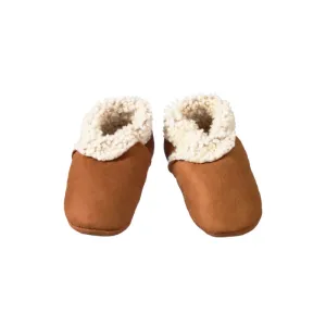 Nature Baby Lambskin Booties - Cinnamon