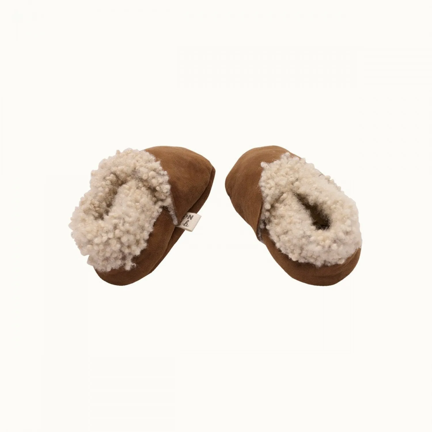 Nature Baby Lambskin Booties - Cinnamon