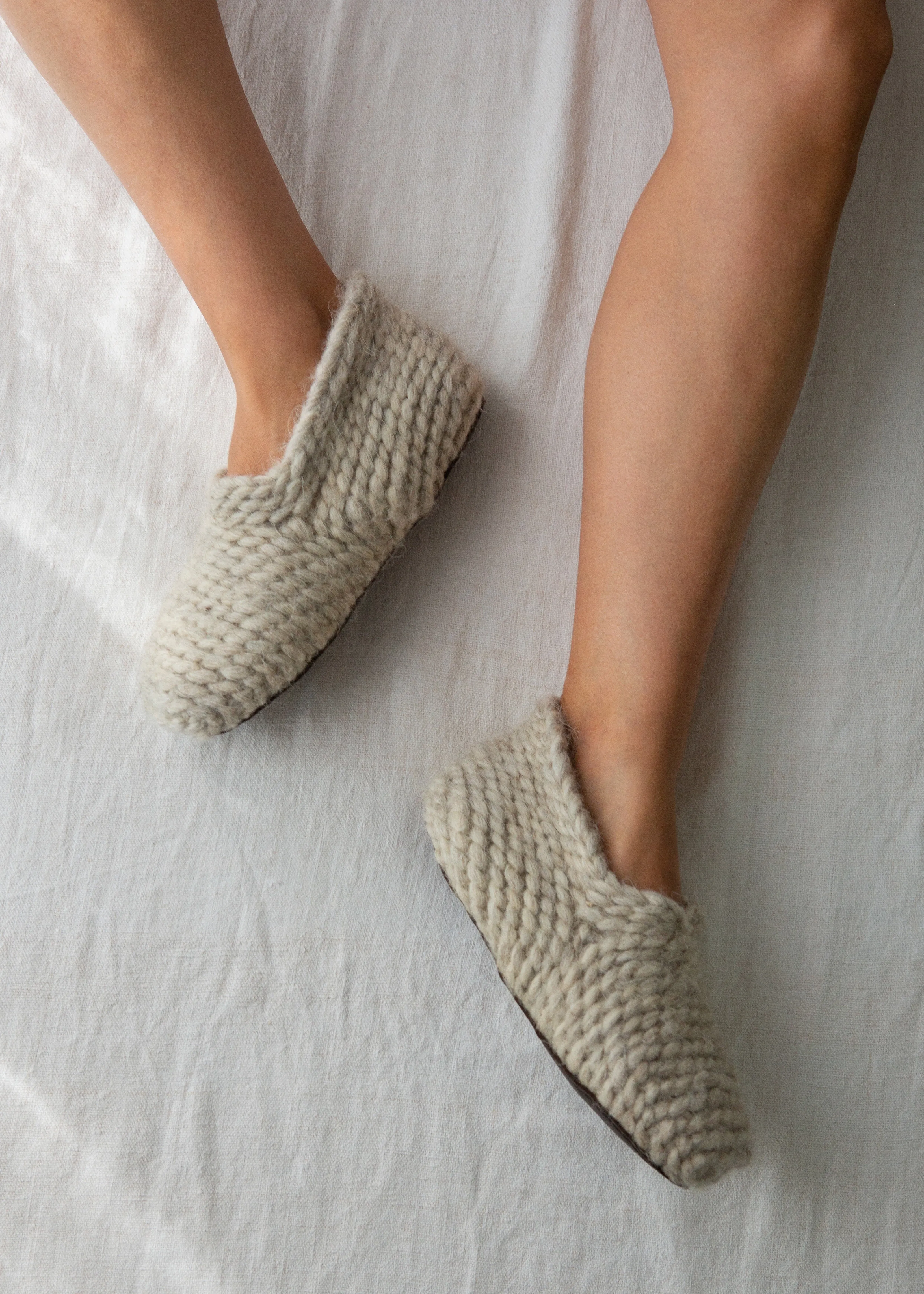 NEW - Knitted Bootie Slippers