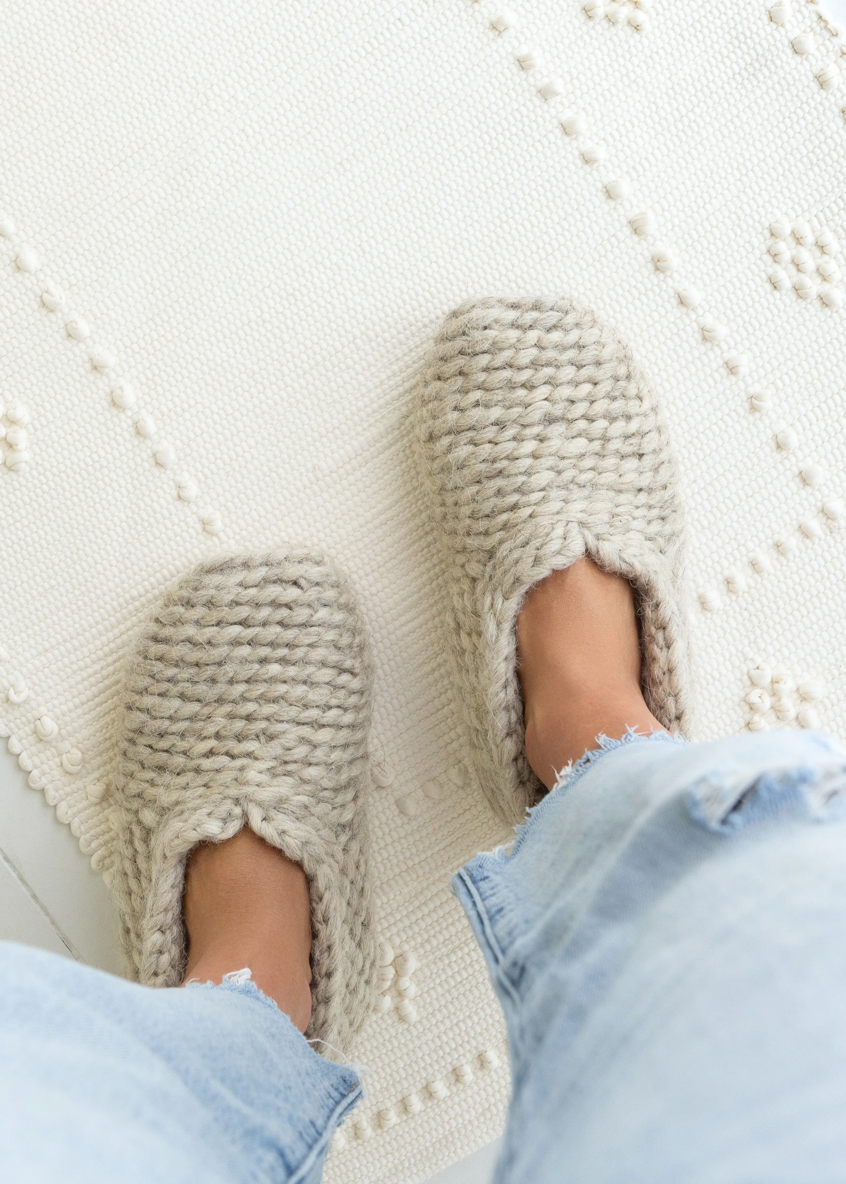 NEW - Knitted Bootie Slippers