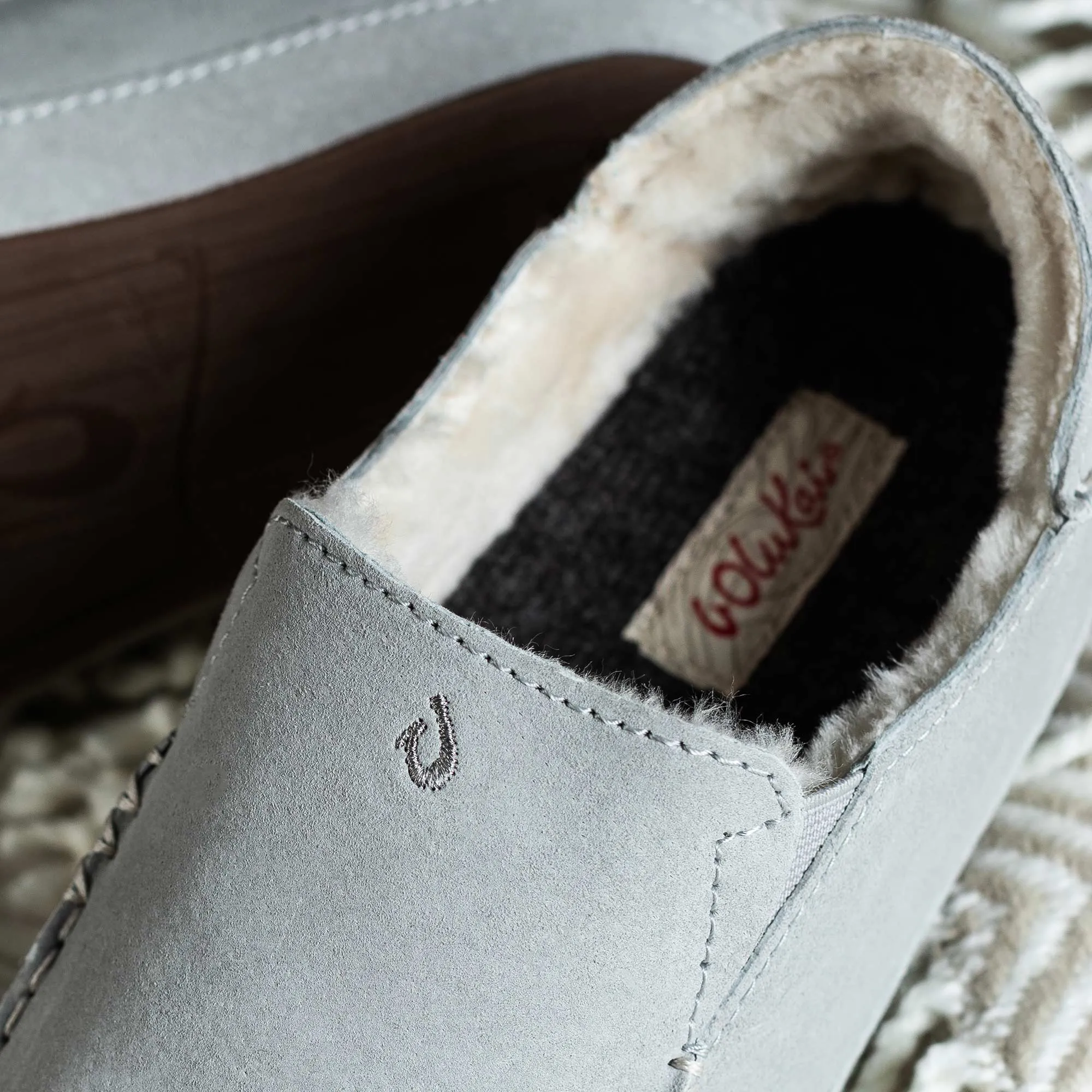 Nohea Slipper - Pale Grey