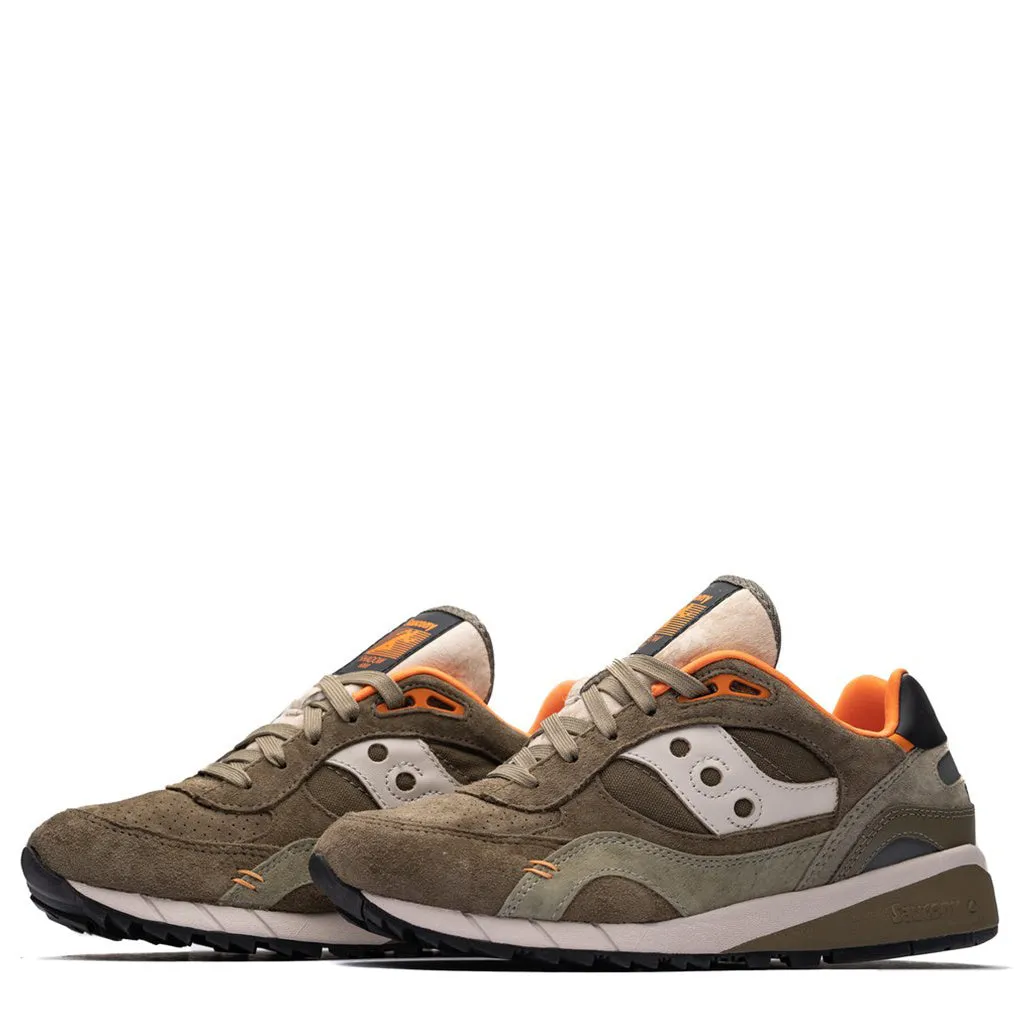 Saucony Originals SHADOW 6000 Men’s - OLIVE/ORANGE