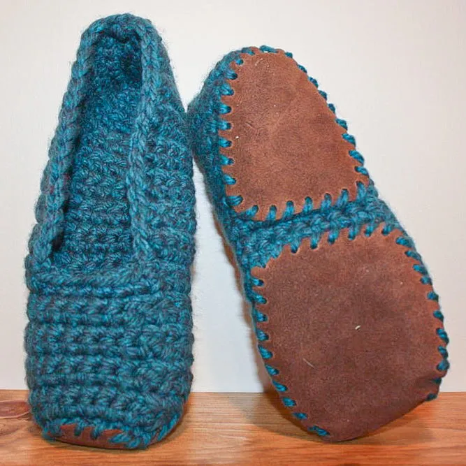 Suede Slipper Bottoms