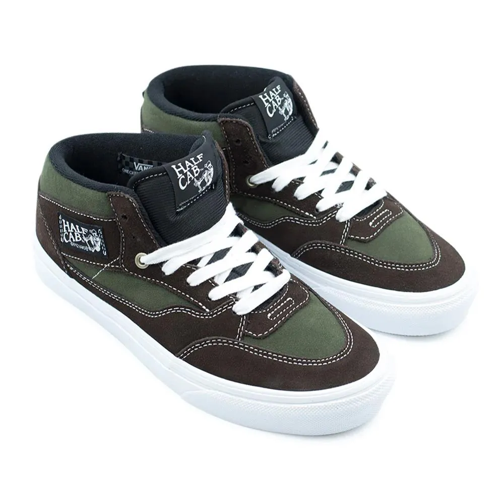 Vans Skate Half Cab '92 VCU Dark Brown White Skate Shoes