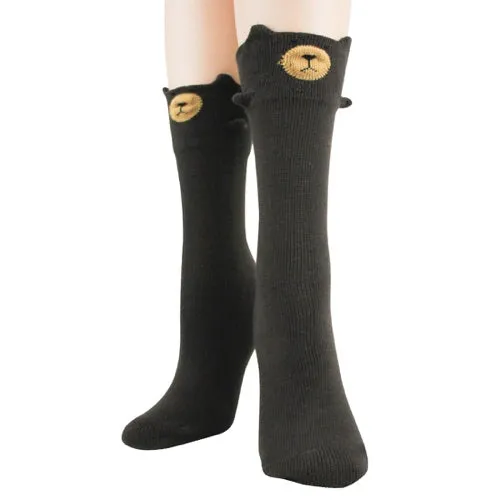 Woman's 3-D Bear Sock