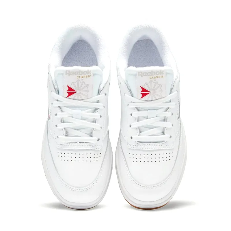 Women's Club C Double White/Gum