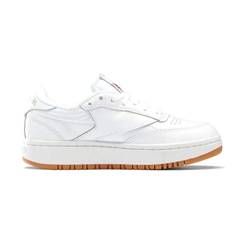 Women's Club C Double White/Gum