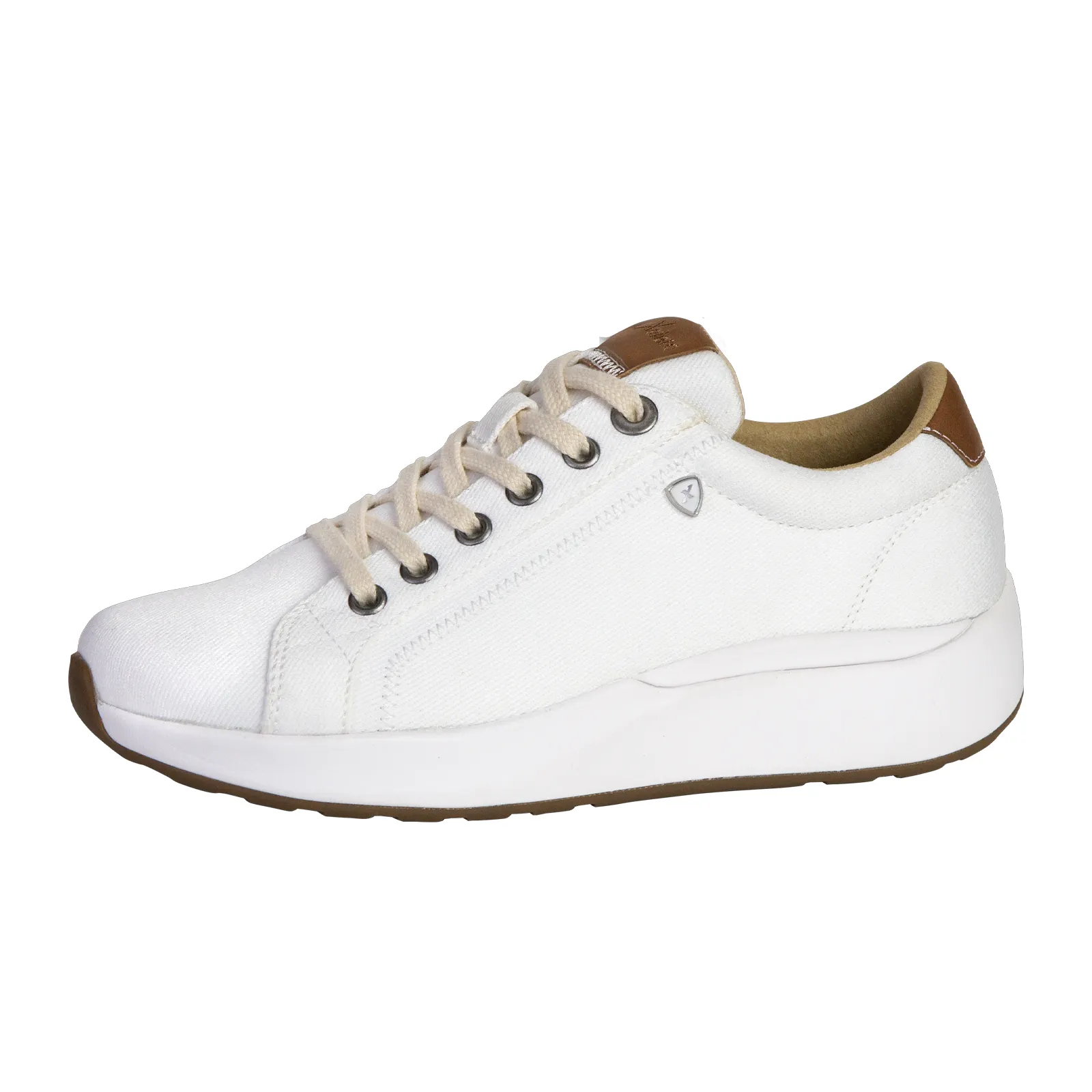 Xelero Heidi Walking Shoe (Women) - White Canvas