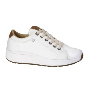 Xelero Heidi Walking Shoe (Women) - White Canvas